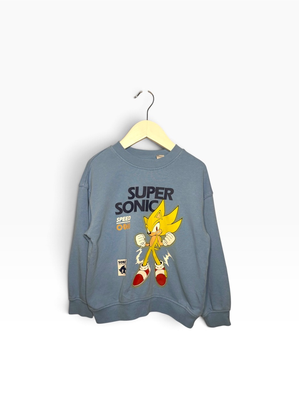 ⭐️ 5/$30 H&M Kids Sonic the Hedgehog Sweater size 5/6T